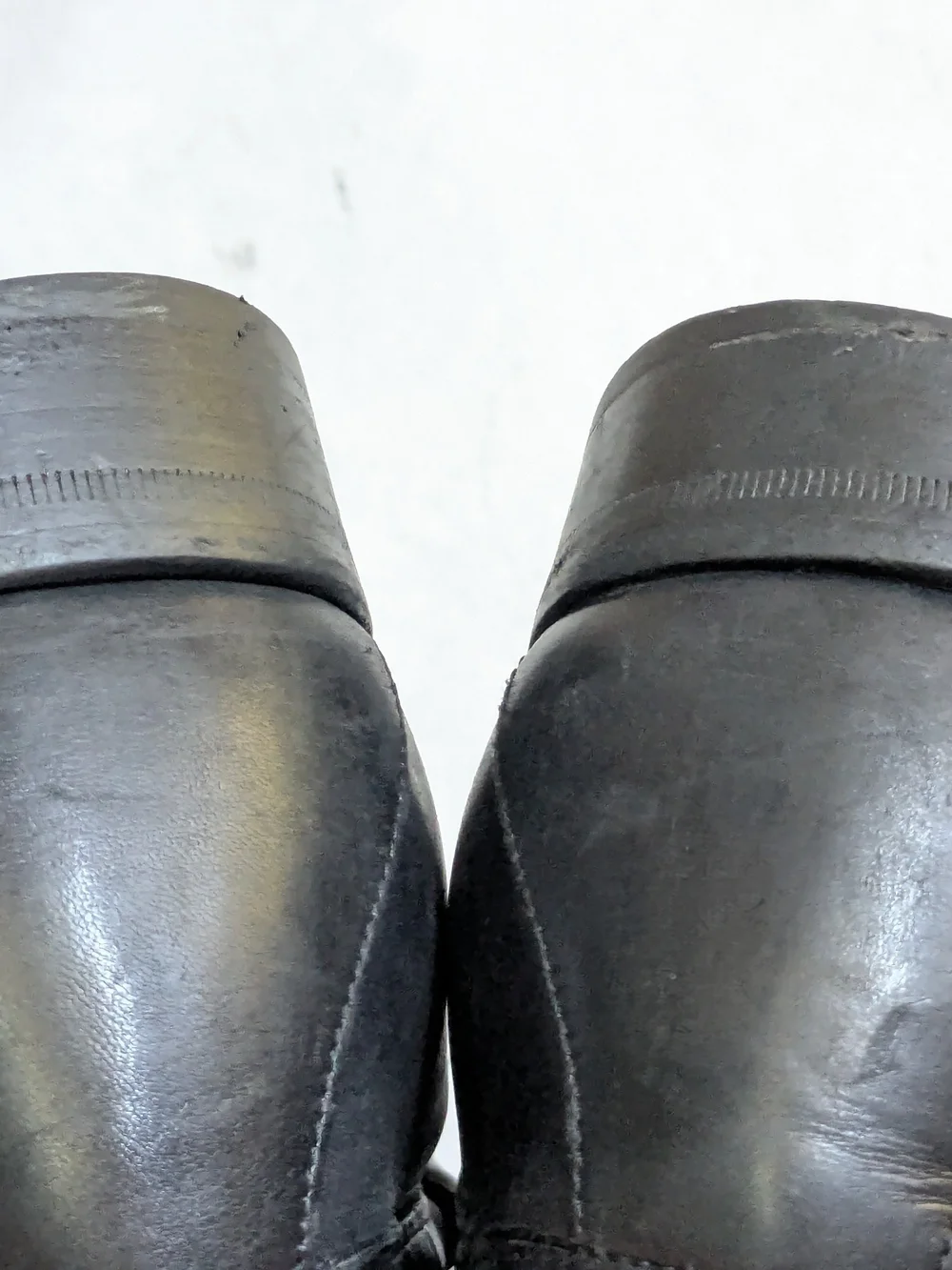 Gucci Men's Black Leather Horsebit Loafers Men 9.5